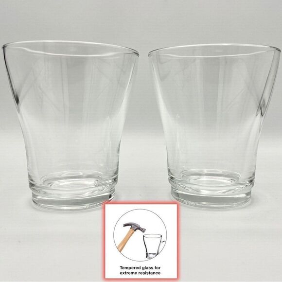 Vitrosax Italy Clear Glass Stainless Steel Removable Handle Expresso Mug Set - Picture 13 of 16